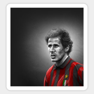 Franco Baresi - AC Milan Serie A Football Artwork Sticker